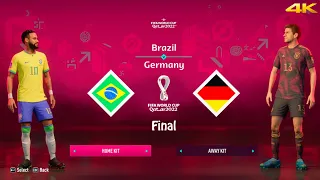 FIFA 23 - Brazil vs. Germany - World Cup 2022 Final Match | PS5™ [4K60]