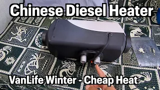 Chinese Diesel Heater Install - VanLife Cheap Heat