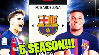 5 Szezonra a Barcelona Edzője lettem!😱 Ea Fc 24