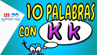 10 palabras con la  letra k para niños de preescolar