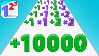 New Satisfying Mobile Game Number Masters Play 10000 Levels Tiktok Gameplay Walkthrough iOS,Android