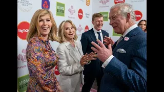 Prince Charles shares a joke with Ant and Dec at Prince's Trust Awards