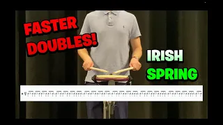 Irish Spring Play Along | 110-190 BPM | Drumline Exercise
