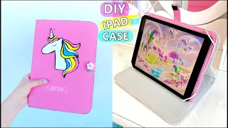 DIY UNICORN TABLET CASE - IPAD CASE IDEA FROM WASTE CARDBOARD