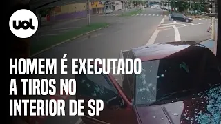 Homem é executado com dezenas de tiros de fuzil no interior de SP