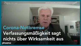 Prof. Stefan Huster zur Verfassungsmäßigkeit der "Corona-Bundesnotbremse" am 30.11.21