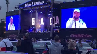 Баста - Я смотрю на небо. Live & Drive in Moscow 18.07.20