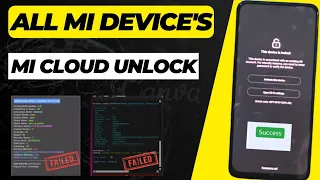 Redmi Note 11 Mi Account Bypass / Mi Note 11 Mi Cloud Unlock / Mi Account Unlock All Mi Mobile Phon