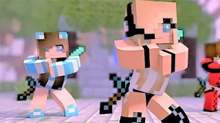 Minecraft Style Songs Minecraft Animation "Boys Cant Beat Me" Psycho Girl 2  Minecraft Style Songs