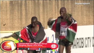 Leonard Bett wins Gold for Kenya in 2000M Steeplechase