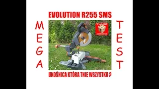 Ukośnica Evolution R255 SMS - Piła Ukosowa która tnie wszystko ? TEST Dokładności ! MITRE SAW