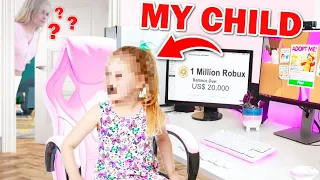 I CAUGHT My CHILD On My ROBLOX ACCOUNT! (Roblox)