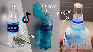 TIKTOK 1 INGREDIENT WATER SLIME? 💧Testing NO GLUE slime recipes! Viral 1 INGREDIENT WATER SLIME!