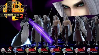 Super Smash Bros Ultimate 8 Player Final Smash Sephiroth!