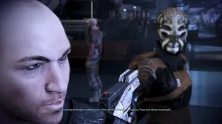 Mass Effect 3: Balak jumps Shepard / Conrad Verner saves Shepard... kind of