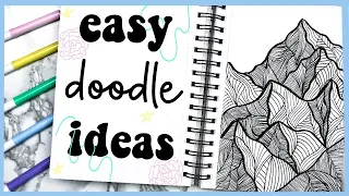 10 EASY Drawing/Doodle Ideas to Try When You're Bored at Home