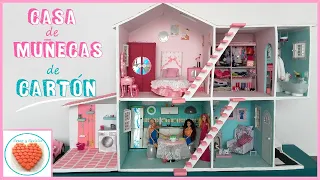 Casa de MUÑECAS de Carton DIY Cardboard doll house