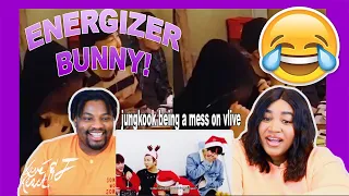 Jungkook being a mess on vlive| REACTION