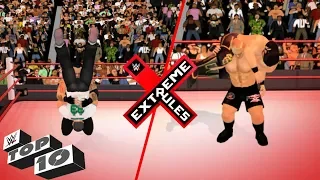 Top 10 WWE Extreme Rules Moments | WR3D 2K20