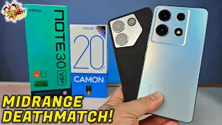 TECNO CAMON 20 PRO 5G vs INFINIX NOTE 30 VIP -May SECRET Ako Ibubulgar Sa Inyo Dito! Gadget Sidekick