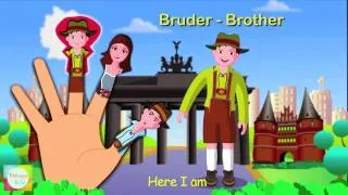 German Finger Family Nursery Rhyme | Deutsch Finger Familie Kinderlieder