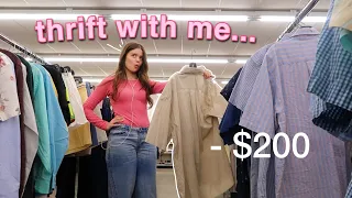 COME THRIFT WITH ME + try on haul 🛒