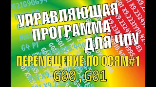 G00 и G01. Быстрые перемещения и линейная интерполяция . Создание управляющей программы для ЧПУ #cnc