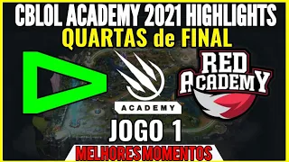 CBLOL ACADEMY LOUD vs RED Canids Highlights Jogo 1 | CBLOL Academy 2021 1ª Etapa Quartas de Final