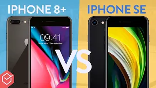 iPhone SE 2020 vs iPhone 8 Plus - qual melhor em 2020? // Comparativo!