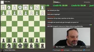 Ben Finegold analyzes Bobby Fischer's great attacking games!