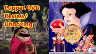 Snow White and The Seven Dwarfs Platinum Edition DVD Review/Unboxing (Puppet Review)