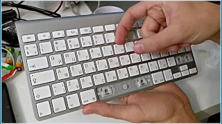 Как почистить клавиатуру IMAC - ЗАЛИЛ КОФЕ ,ЧАЙ - Лайфхак Разборка  Apple keyboard disassembly A1314