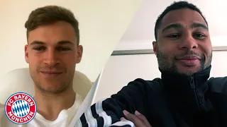 "Joshua, what do you think of Serge's style?" | Q&A with Kimmich & Gnabry | FC Bayern