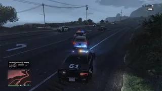 Grand Theft Auto V Trooper Get Assist from LS Sheriffs