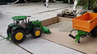 Siku Control 1/32 // John Deere with front loader and tipper