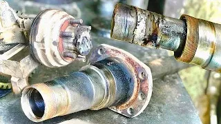 Process of Remove a Broken Seized Axle Shaft Stuck In Rear Wheel Axle Housing