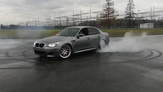 BMW E60 M5 Manual 2nd gear Burnout