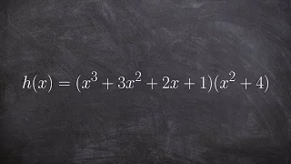 Taking derivative by applying product rule of two polynomials