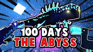 We Spent 100 Days In The Abyss In Minecraft