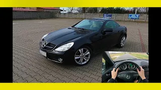 Mercedes SLK 200 - Dach do tyłu wciskam gaz