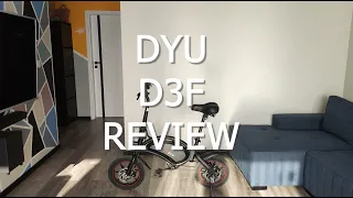 Обзор электровелосипеда DYU D3F review recenzja