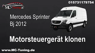 Mercedes Sprinter Motorsteuergerät Reparatur - klonen