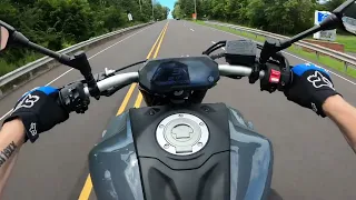 POV: Learning wheelies on my MT-07