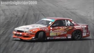 2012 D1ストリートリーガルRd.1 備北 単走2位 S13シルビア 寺町邦彦選手 2012.4.8