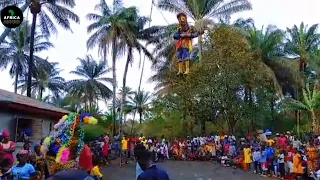 Sierra Leone🇸🇱❤️❤️ Ojeh Traditional Acrobatic Circus 🤡🎪 African village life