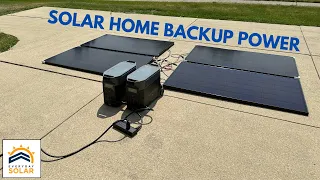 Powering My House On EcoFlow Delta Pro And Solar Power!