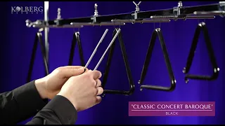 Triangle steel (black) "CLASSIC CONCERT BAROQUE"