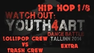 Trash Crew vs Lollipop Crew Extra Round Hip Hop 1/8 Battle | Watch Out Battle