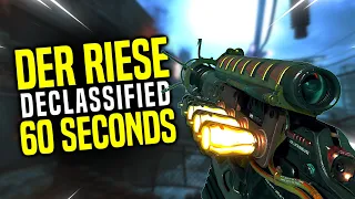 60 Second Guides | "DER RIESE DECLASSIFIED" MAIN EASTER EGG GUIDE! (CUSTOM ZOMBIES)