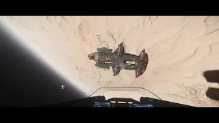 Star Citizen - Ares Inferno vs Hammerhead and escorts